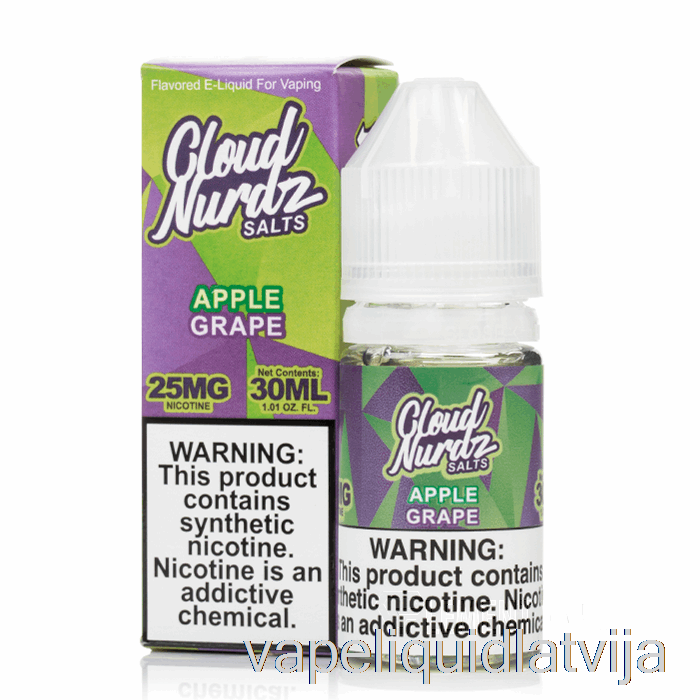 ābolu Vīnoga - Mākonis Nurdz Salts - 30ml 50mg Vape šķidrums